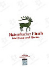 Maisenbacher Hirsch Wirtshaus Und Garten menu