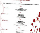 Le Relais Des Chardons menu