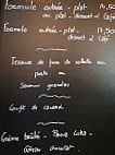 Bistrot De La Gare menu