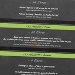 L'outsider Cardápio