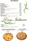 Casa Italiana menu