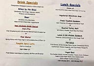 Beach House Cafe menu