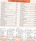 Tengu Japanese Steakhouse menu