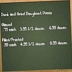 Dunk And Grind menu