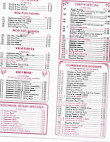 Asian Buffet menu