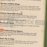 Applebee's Cardápio