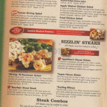 Applebee's Cardápio