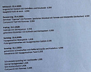 Das „rot“ Gaertenroth menu