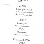 Rococo Cardápio