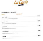 Au Vin Sur La Planche menu