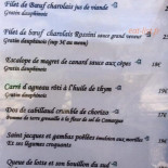 L'insensé Cardápio