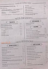 La Cantine Bio menu