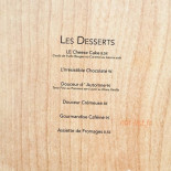 L'étiquette Cardápio