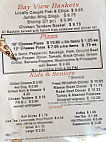 Epoufette Bayview Inn menu