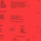 Allo Pizza menu