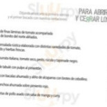 Farruca Cardápio