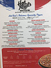 Hot Rod Pizza menu