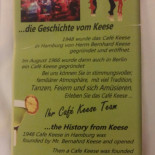 Café Keese Cardápio