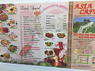 Asia Cafe menu