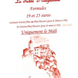 La Table D’augustine Cardápio