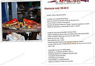 L Armandie menu