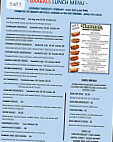 Baabals Ice Cream Shoppe Family Grill menu