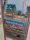 The Townhouse Cafe menu
