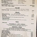 Spring Creek Tavern menu
