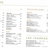 Brasserie Chanteclair Cardápio