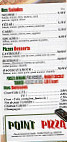 Point Pizza menu