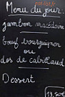 Le Relais Normand menu