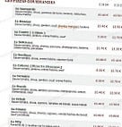 Le Kiosque à Pizzas menu