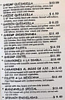 Los Amigos menu