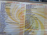 Pizzaria L &l menu