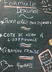 La Fourchette Adroite menu