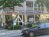 American Fried Chicken & Pizza outside
