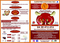 Pizz A Nous menu