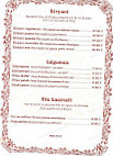 Restaurant Bharati menu