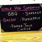 Rocking Pig Bbq Bakery menu