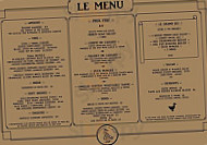 Monsieur Le Duck menu