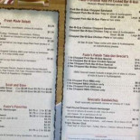 Fuzzy's Bbq Cardápio