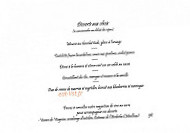 Auberge De Boisset menu