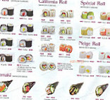 Yooki Sushi menu