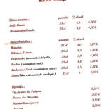 L'hexagone Cardápio