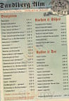 Dandlbergalm Gaststätten menu