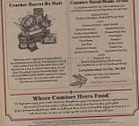 Cracker Barrel Old Country Store menu