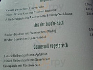 Inselbräu Frauenchiemsee menu