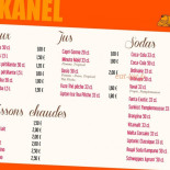 Snack Tikanel Cardápio