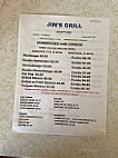 Jim's Grill menu