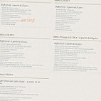 Cuisin'art Traiteur menu